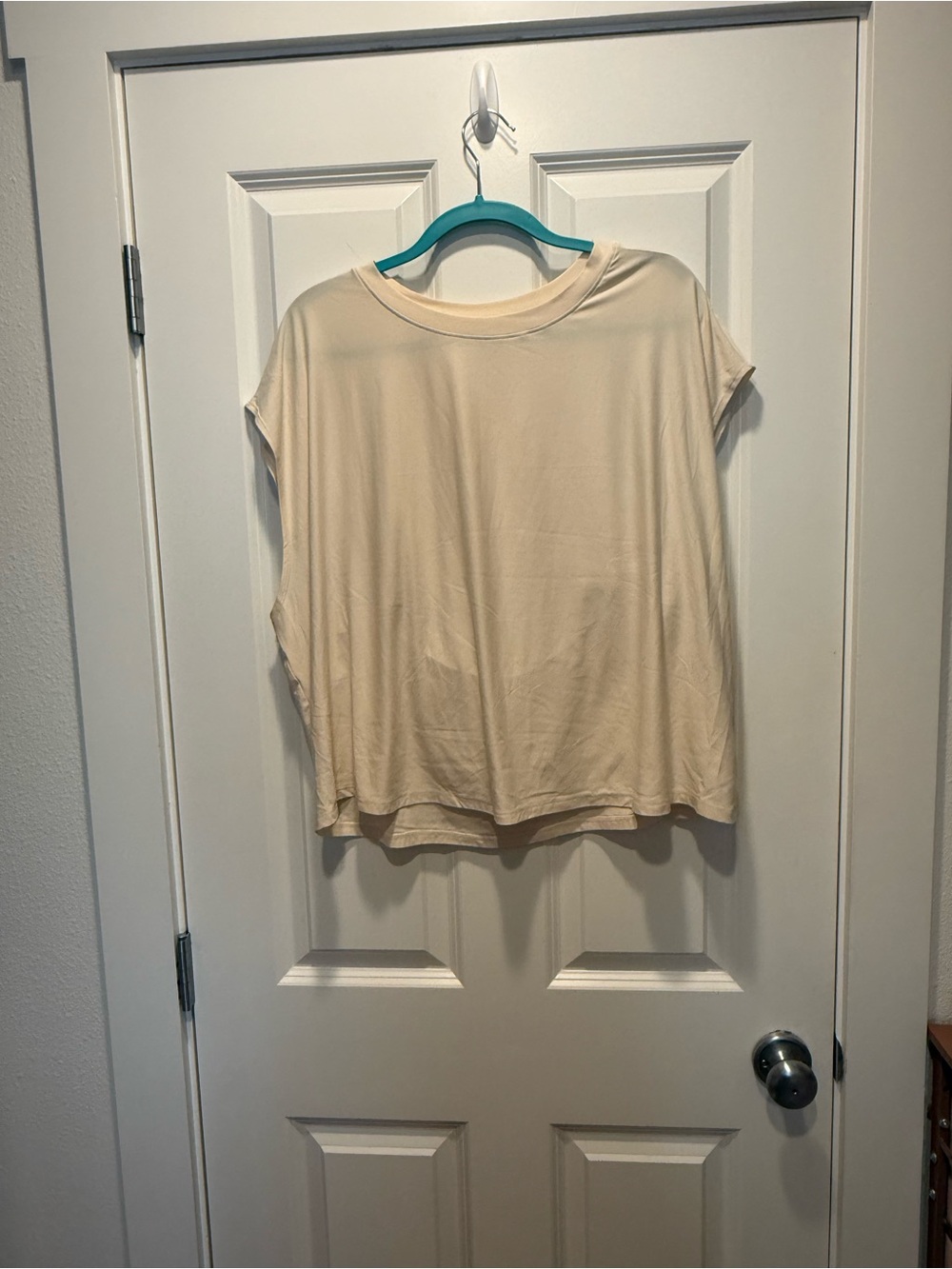 Old navy 3x nwt Women's Cream Short Sleeve Tee